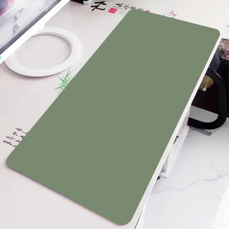 Home Gym Xxl - Sólido verde gaming mousepad grande simples