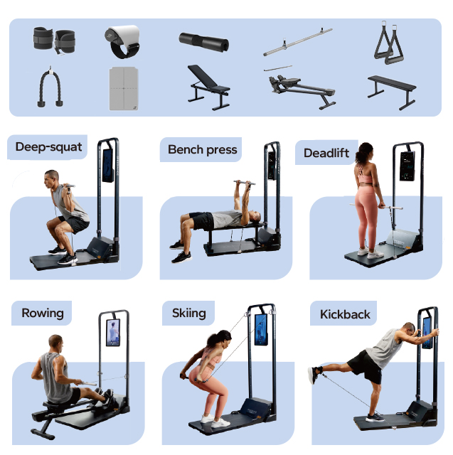 Equipamento de Fitness Intelig - All In One Gym Home Equipment avaliação e preço