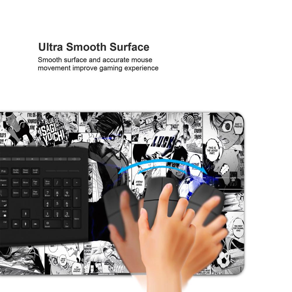 Preto e branco anime mouse pad - Home Gym Xxl avaliação e preço