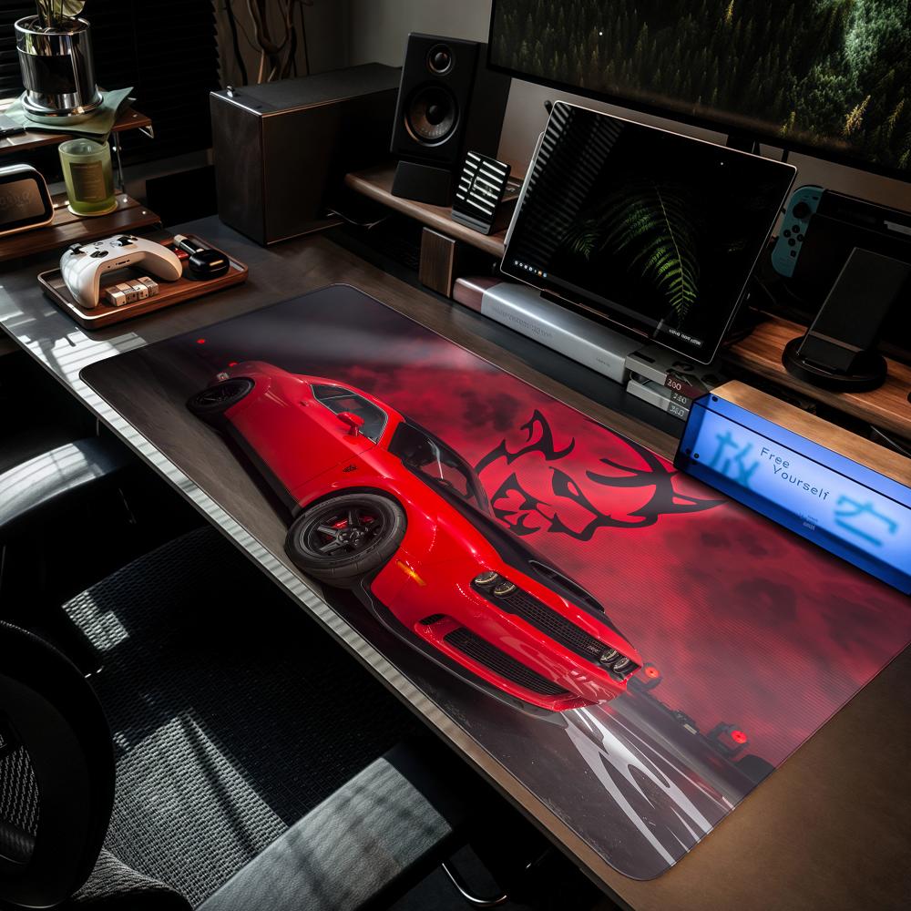 D-dodges carro legal mouse pad - Home Gym Xxl avaliação e preço